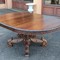 antique carved oak queridon table