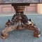 antique carved oak queridon table