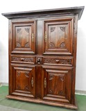 antique Louis XIII walnut cabinet
