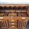 antique exceptional captain’s desk palisander wood