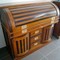 antique exceptional captain’s desk palisander wood