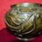 antique bronze signed jardinière with dragon