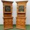 antique pair buffets with beveled glass