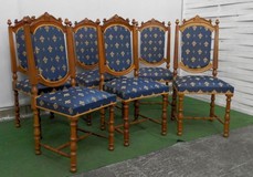 antique 6 napoleon III chairs set
