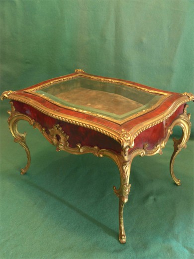 антикварная шкатулка для драгоценностей, бронза, черепаха, 19 век