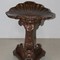 Antique dolphin figure piano stool of XIXth C