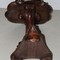 Antique dolphin figure piano stool of XIXth C