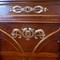 antique art nouveau desk in mahogany wood