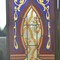 antique stained glass window XIX century