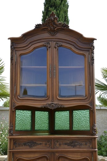 old furniture corner walnut display