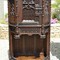 Exceptional Gothic style oak dining room set
