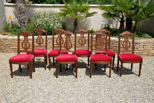 антикварная мебель - набор стульев людовик 16