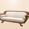elegant sofa in walnut