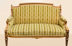 old sofa and armchairs set