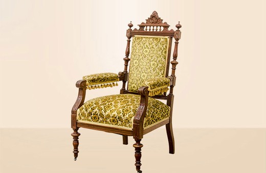 vintage furniture oak armchair
