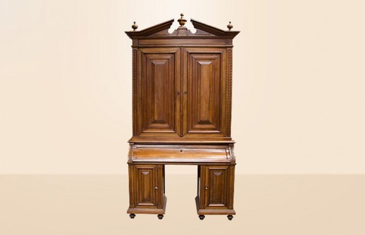 antique furniture bureau in walnut