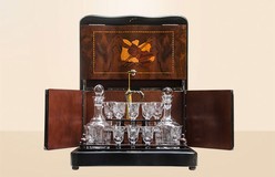 walnut liquor box