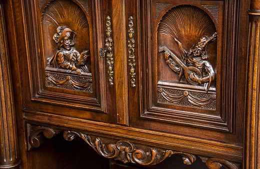 vintage furniture cabinet henri II