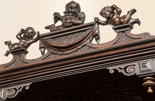 antique furniture cabinet henri II