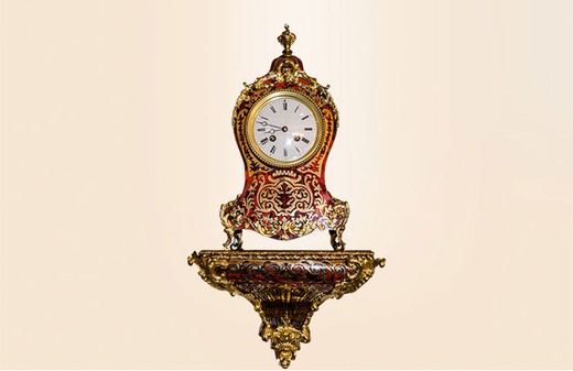 антикварные часы в стиле буль, черепаха