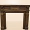 antique wooden henri II fireplace