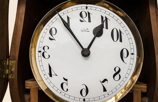 винтажные часы из ореха в стиле людовик 15, конец 19 века