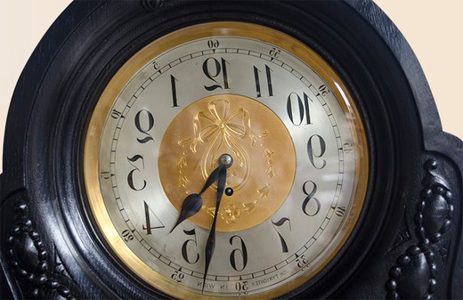 старинные часы из дуба, конец 19 века