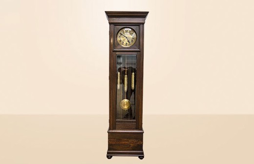 антикварные напольные часы из дуба, конец 19 века