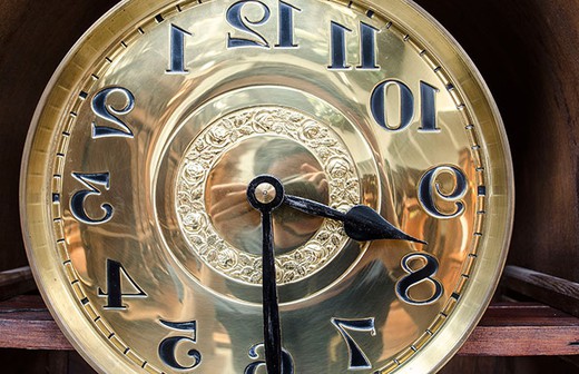 антикварные часы с маятником, дуб, конец 19 века