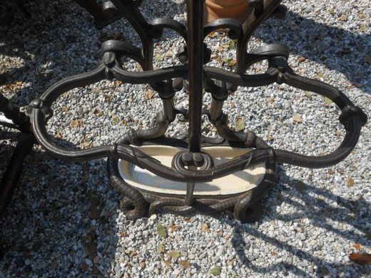 antique cast iron coat rack