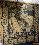 Antique tapestry "Engagement"