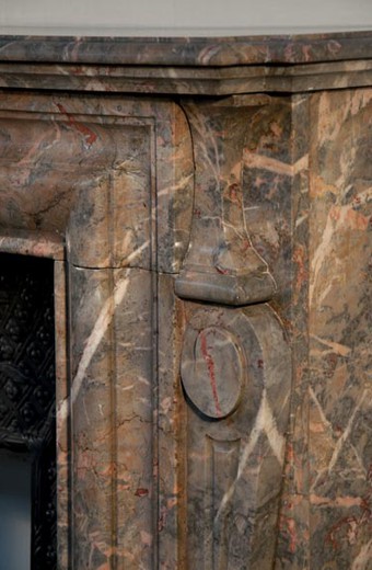 antique fireplace louis 14