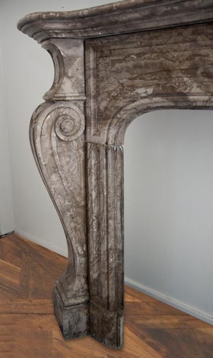 antique marble fireplace louis 15