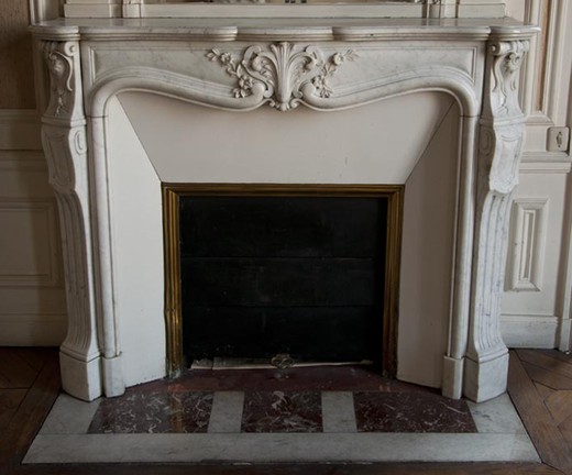 antique fireplace mantel carrara marble
