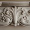 antique carrarar marble fireplace mantel