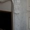 antique carrarar marble fireplace mantel