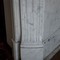 antique carrarar marble fireplace mantel
