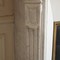 antique carrarar marble fireplace mantel