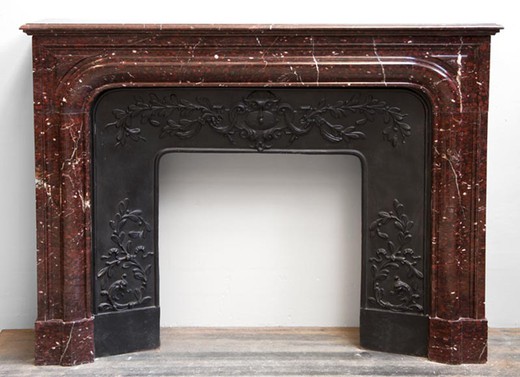 antique fireplace mantel louis 14