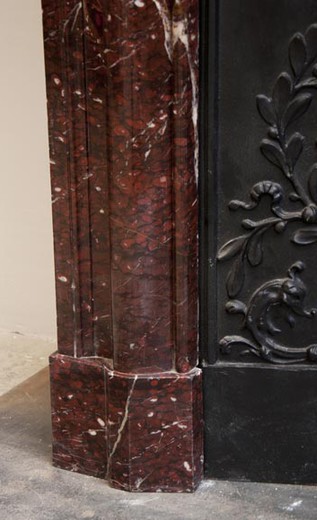 мебель антик - мраморный каминный портал
