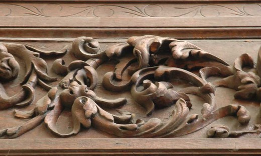 old oak door regency style