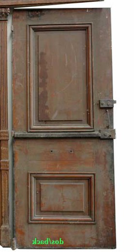 мебель антик - дверь из дуба в стиле регенства