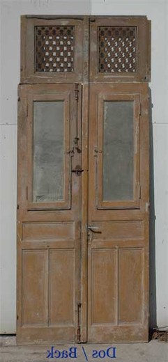 vintage door carved wood