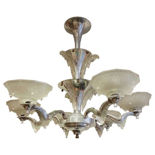 antique chandelier aluminium
