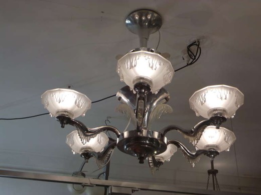 vintage art-deco chandelier
