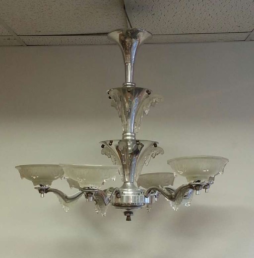 vintage chandelier aluminium