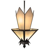 exceptional art-deco chandelier