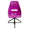 Group Of Nine Multicolor Adjustable Swiveling Fiberglass Chairs
