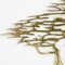 antique brass tree wall sculpture