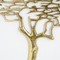 antique brass tree wall sculpture